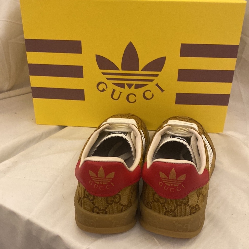 Gucci Brown and White Sneakers - Picture 4 of 7